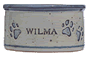 Sturdy personalized stoneware for your pets or to give as gifts.
