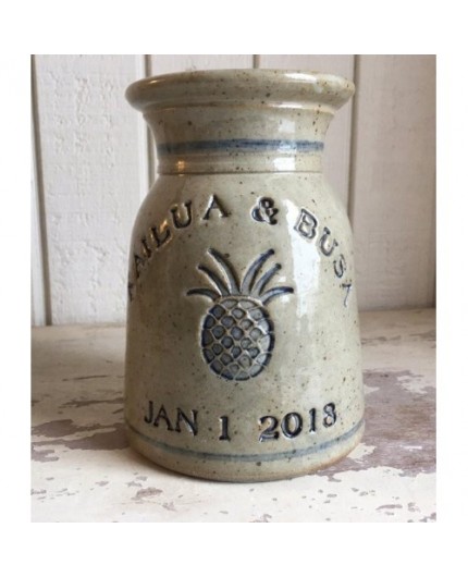 Wedding Gift or Anniversary Gift - Personalized Stoneware Crock