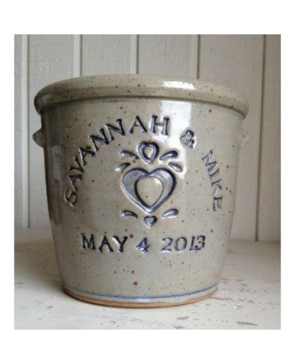 Personalize this Crock - Handmade Stoneware Pottery